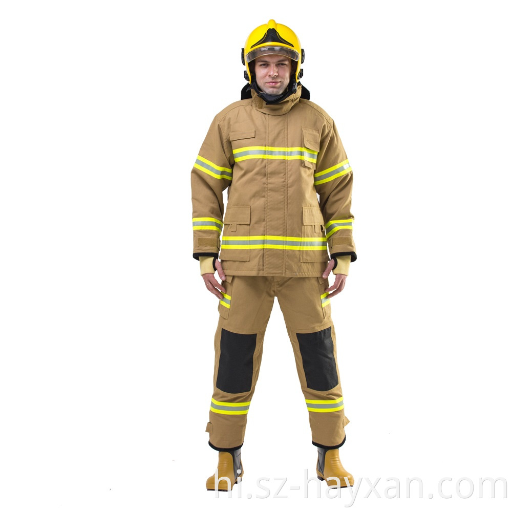 Fire Resistant Fireman Clothing with Reflective Tape